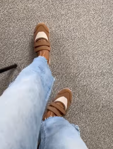 Velcro Comfort Flat  Women Shoes
