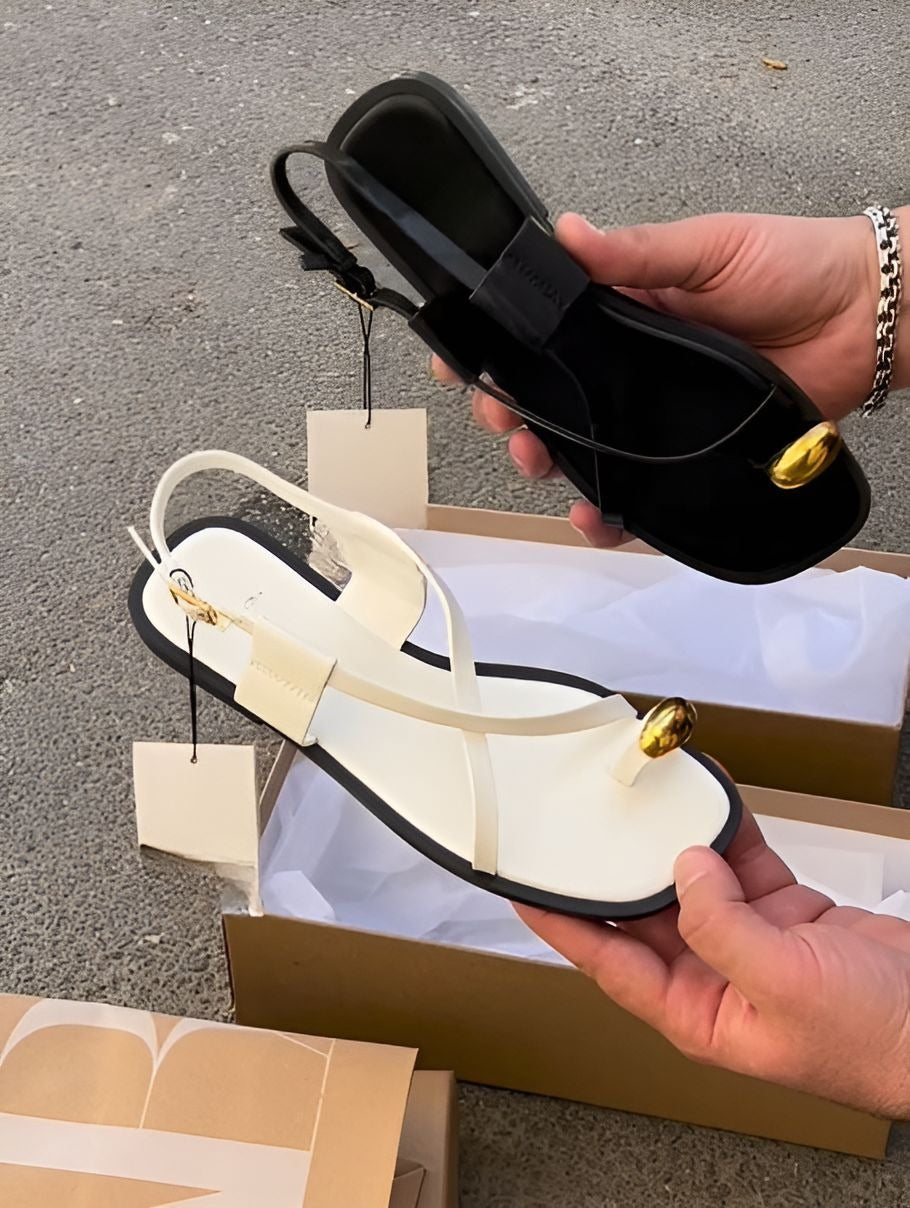 Women Minimalist Versatile Flat Sandals