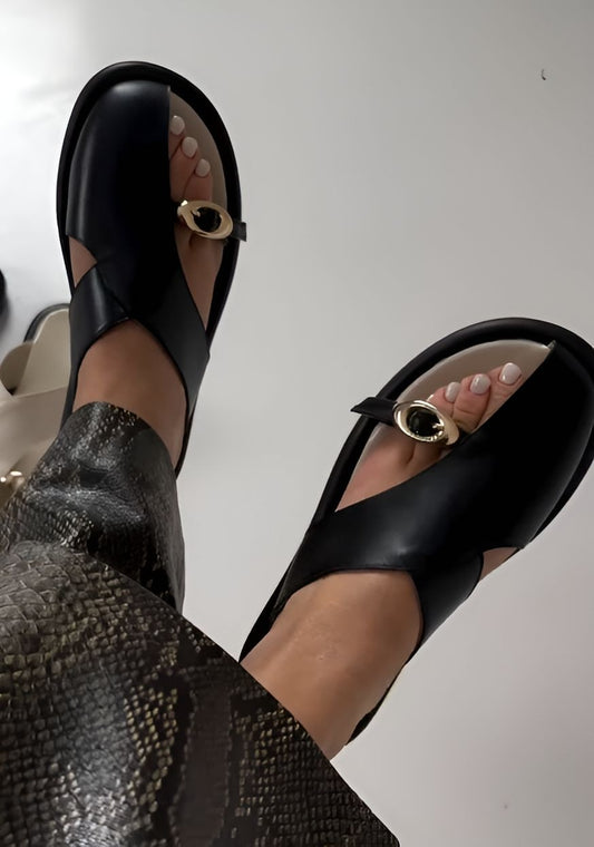 Soft Leather Women Fashion Sandals