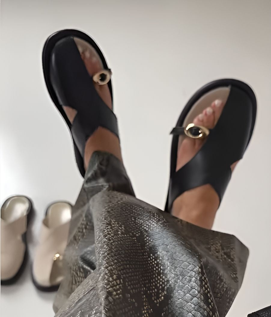 Soft Leather Women Fashion Sandals