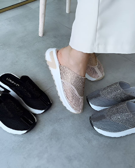 Subtle Glitter Platform Shoes