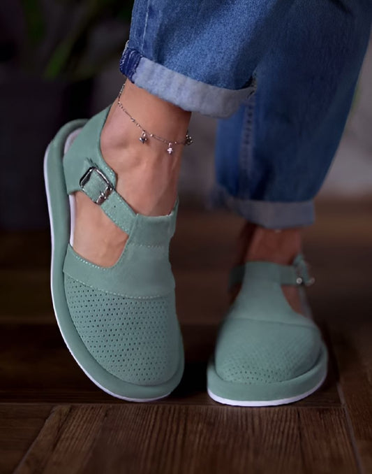 Green Mesh Breathable & Comfortable Women Shoes