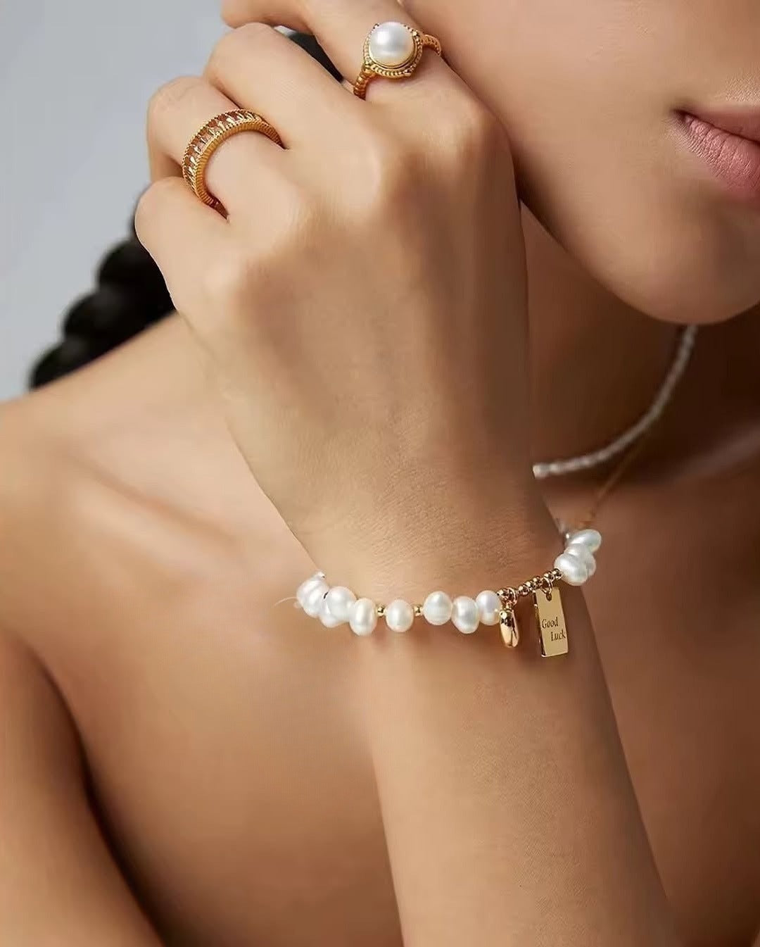 Good Luck Pearl Bracelet & Necklace