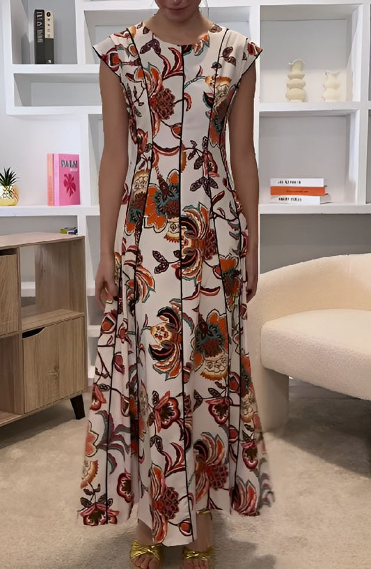 Printed Maxi Dress