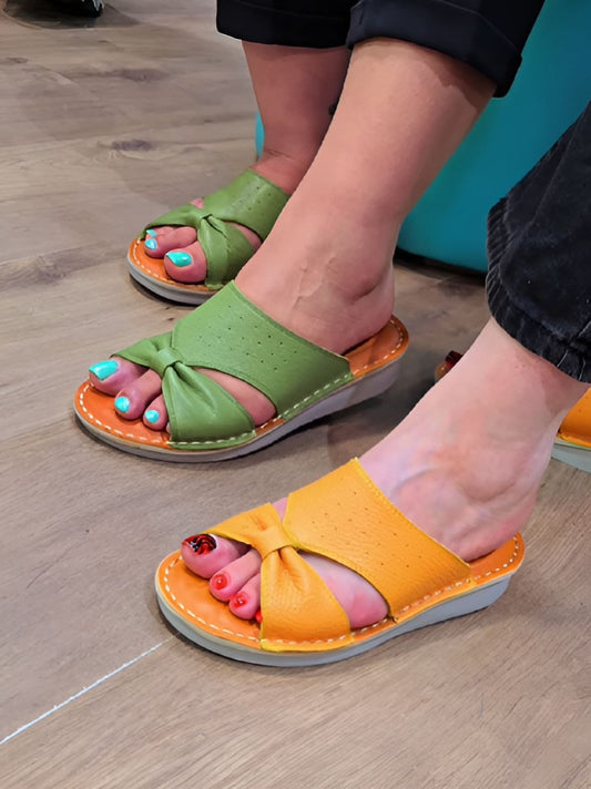 Soft Leather Comfortable Women Sandals