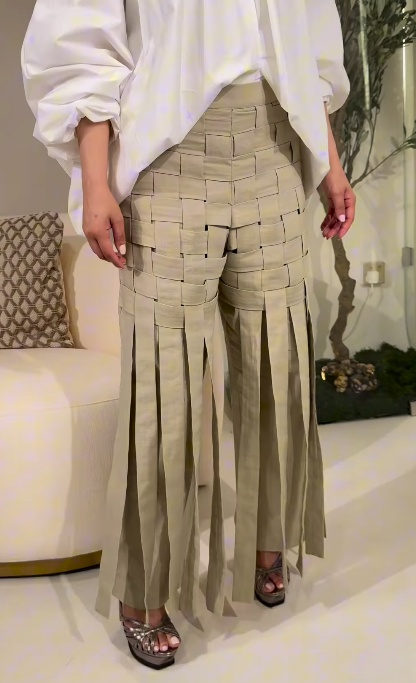 Unique Hand-Woven Pants