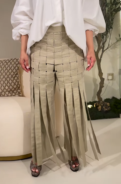 Unique Hand-Woven Pants