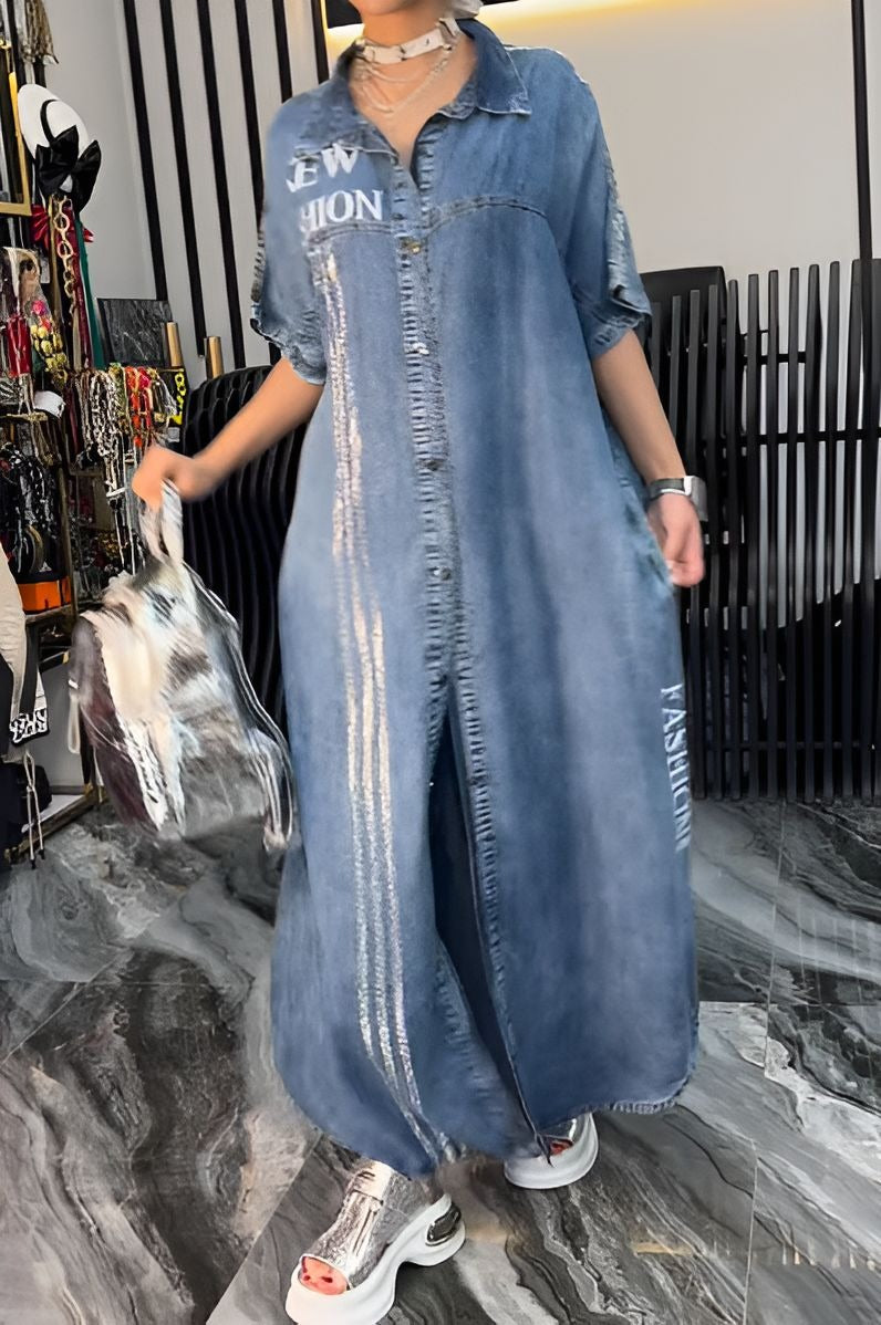 Summer Thin Denim Dress