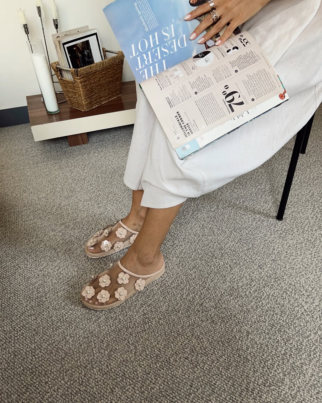 3D Flower Mesh Women Shoes