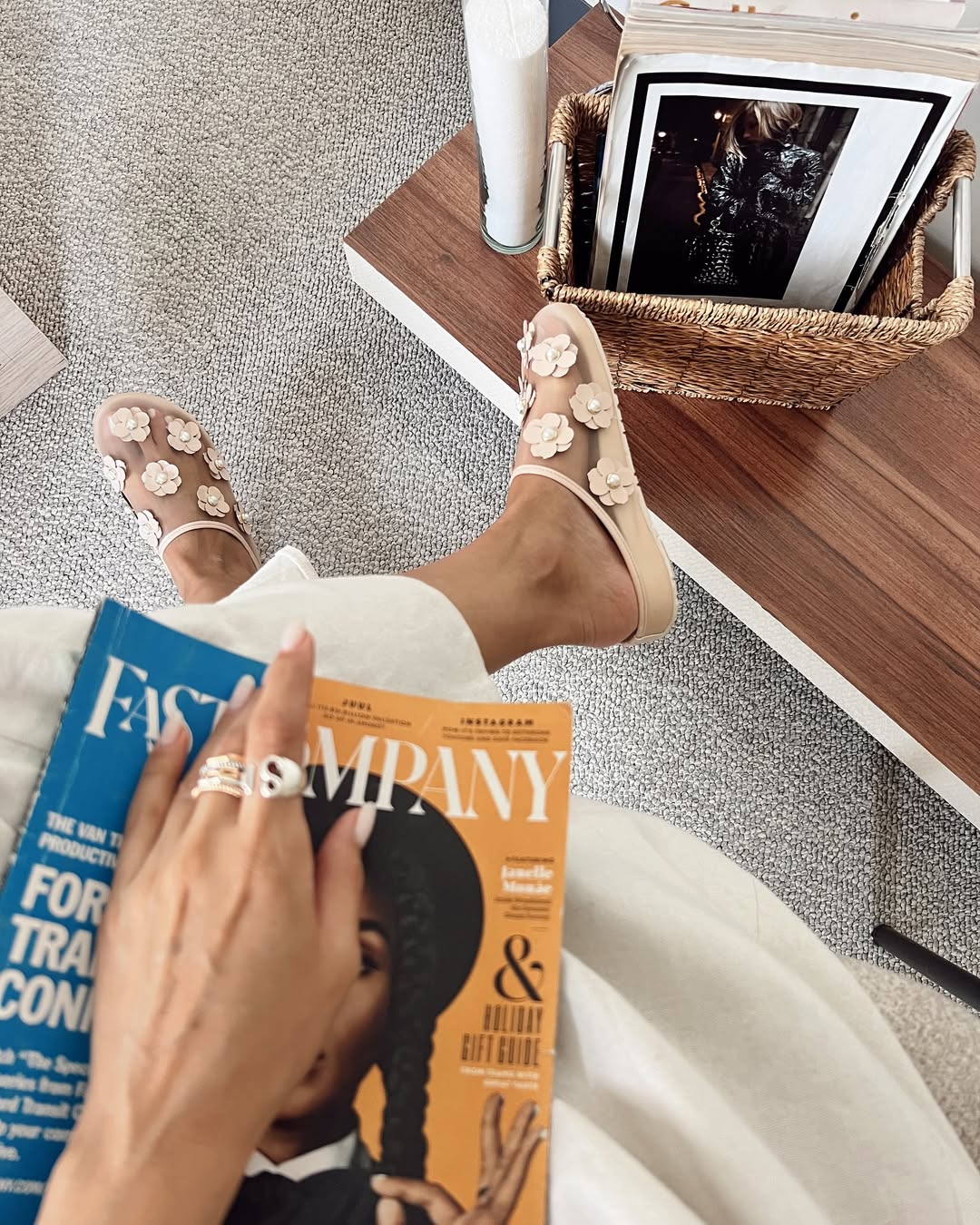 3D Flower Mesh Women Shoes