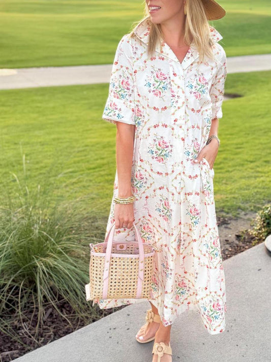 Flower Print Dress