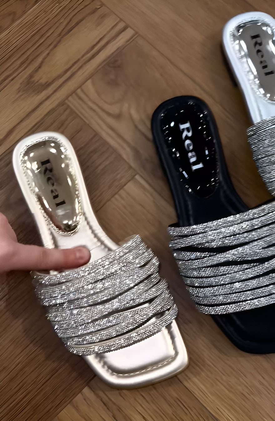 Rhinestone Women's Slippers