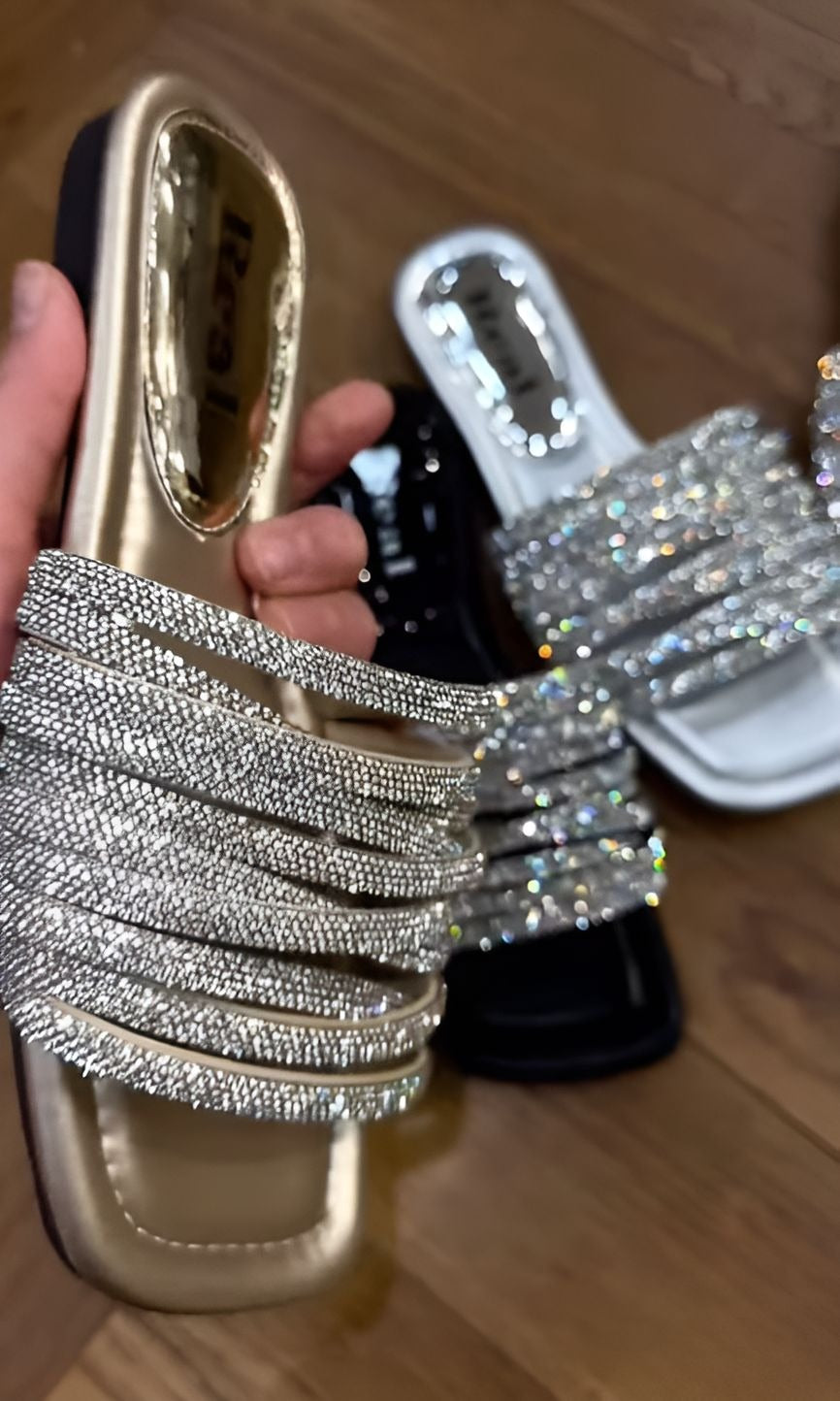 Rhinestone Women's Slippers