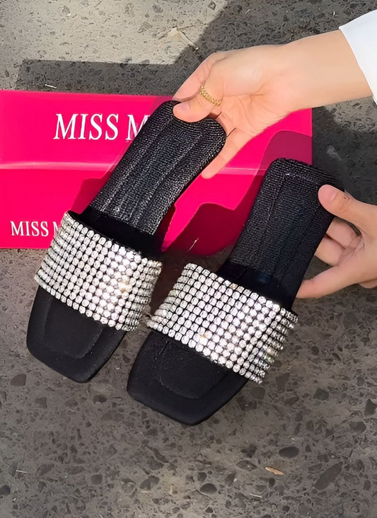 Rhinestone Women's Slippers