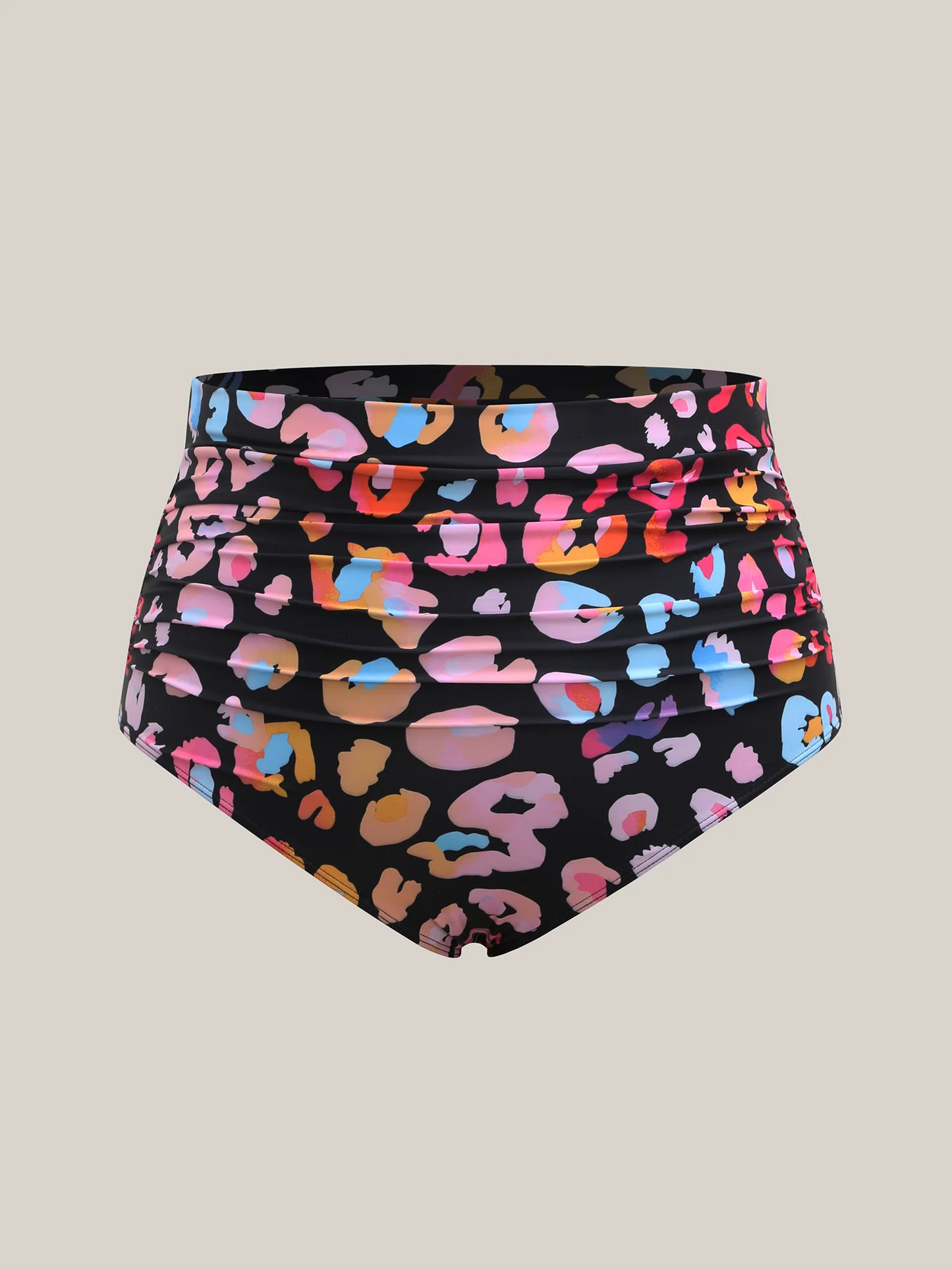 Leopard Print Cross-Straps Swimwear