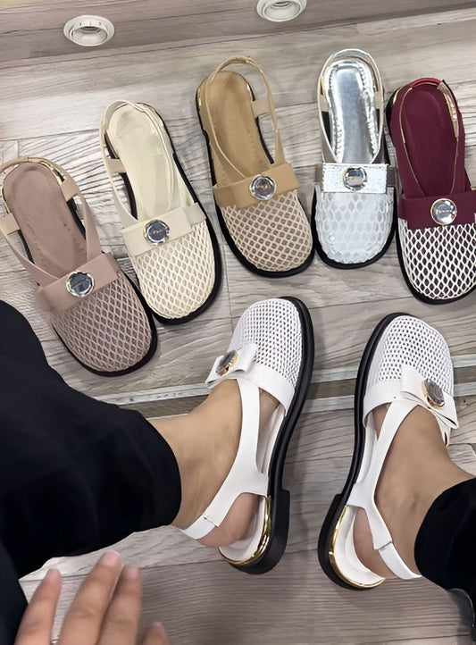 Bowknot Mesh Breathable Women Shoes