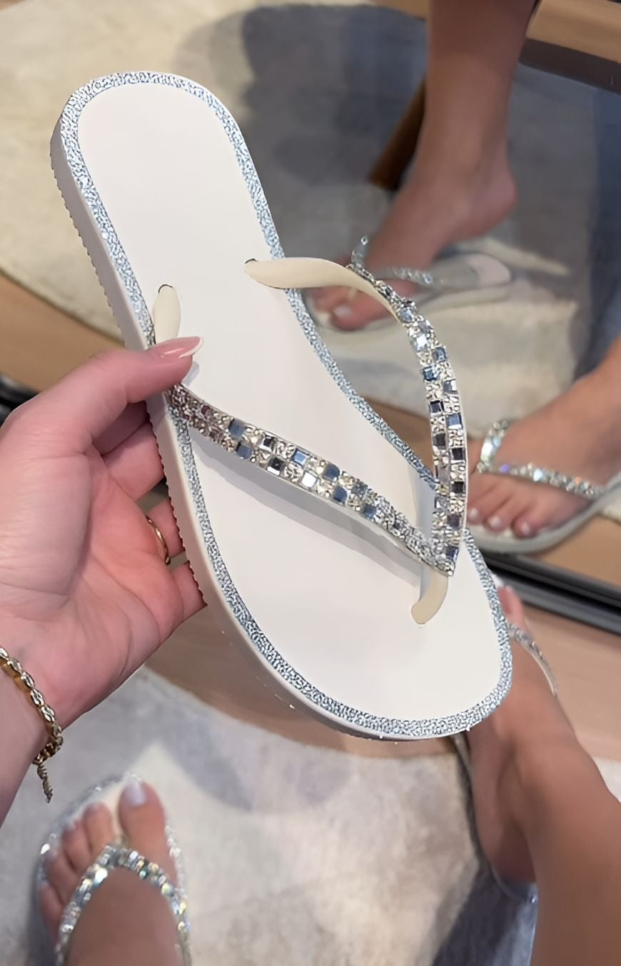 Rhinestone Flip Flops