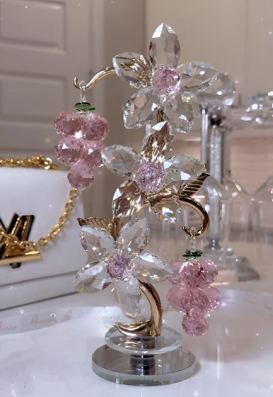 Crystal Grape Flower Ornaments