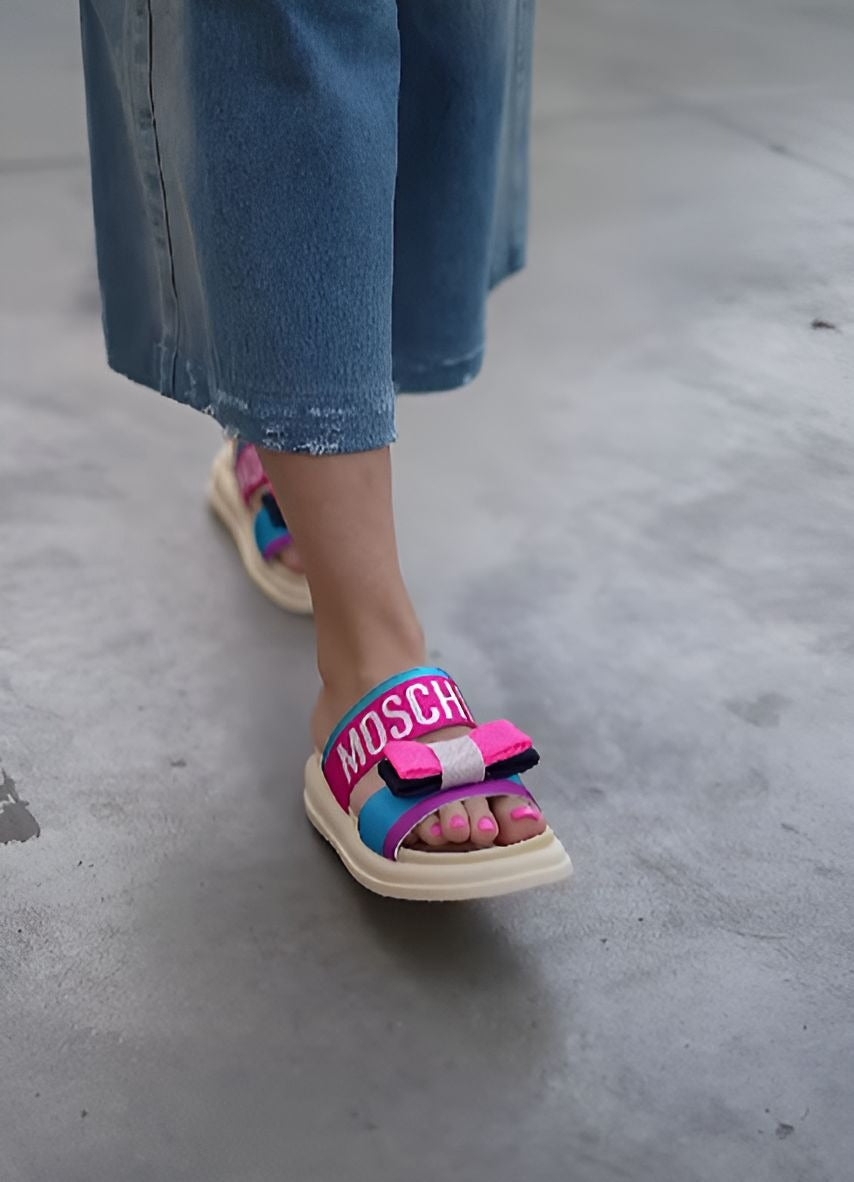 Bow Colorful Comfort Sandals