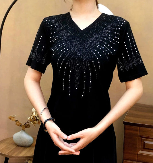 Sparkling Rhinestone T-shirt