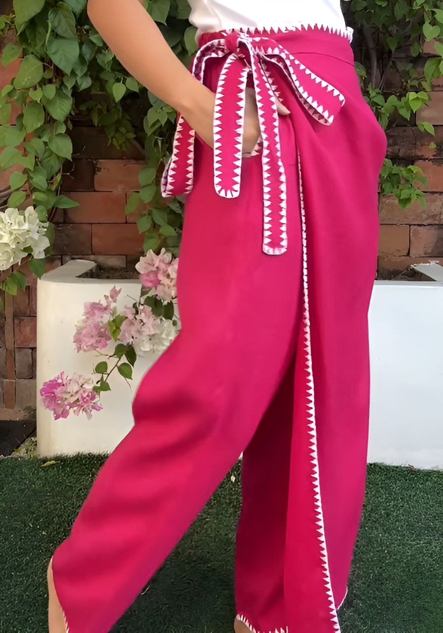 Solid Color Mock-Two-Piece Skort