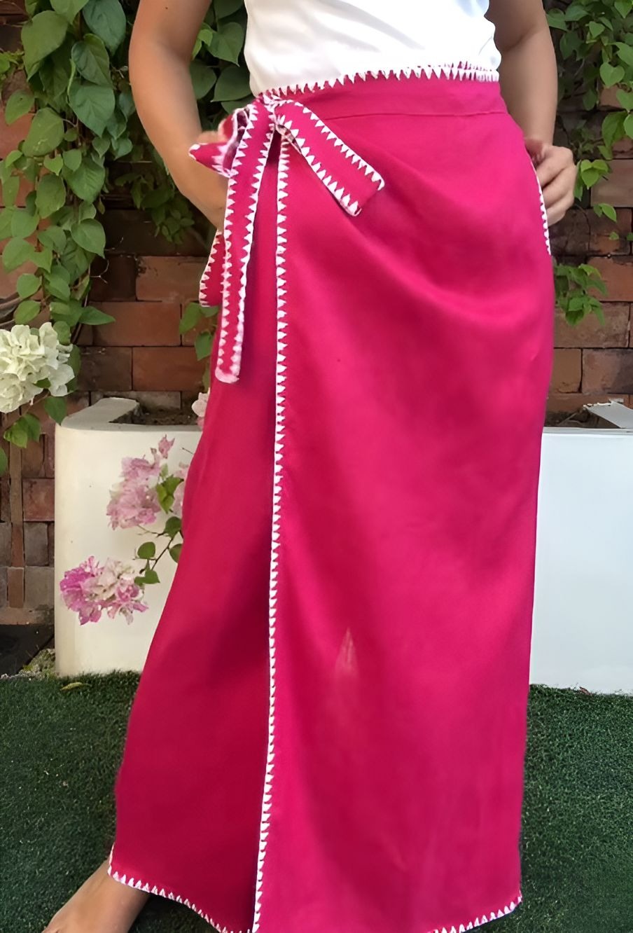 Solid Color Mock-Two-Piece Skort