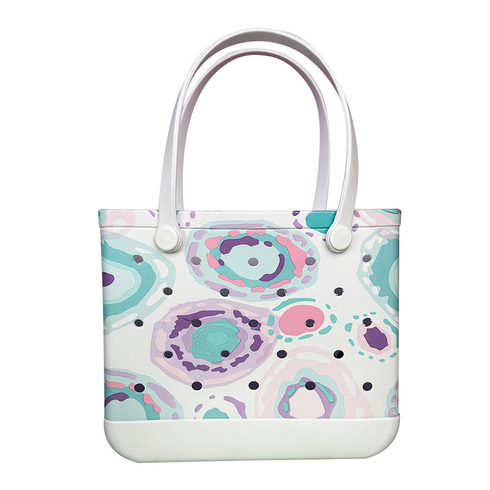 Printed Beach Tote Bag