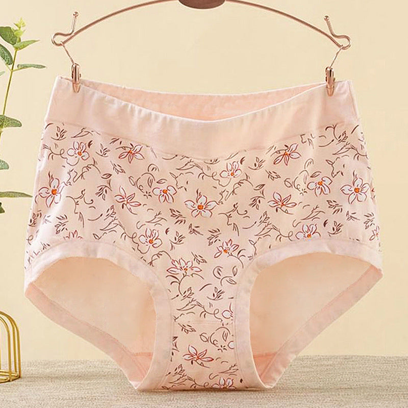 Plus Size Super Comfort Cotton Printed Panties