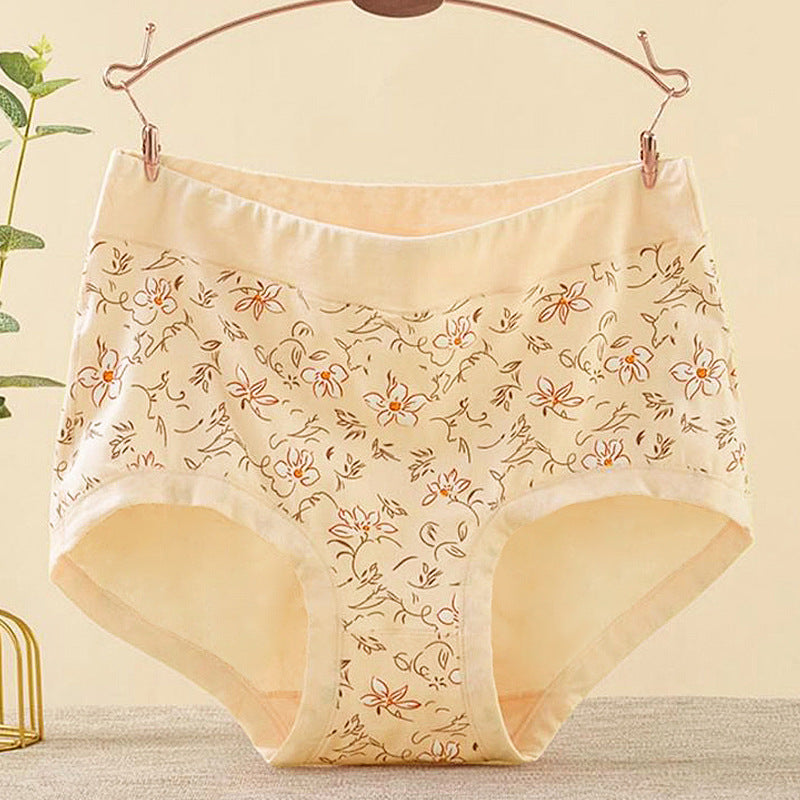 Plus Size Super Comfort Cotton Printed Panties