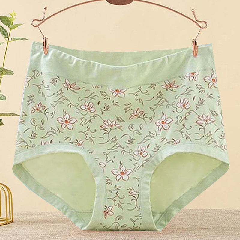 Plus Size Super Comfort Cotton Printed Panties