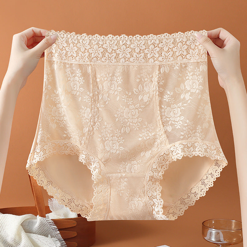 Plus Size Rose Lace Panties