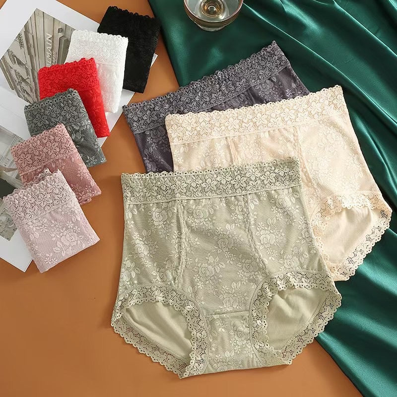 Plus Size Rose Lace Panties