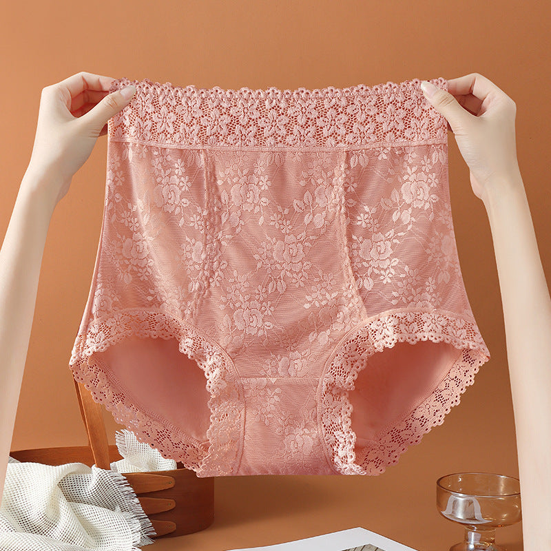Plus Size Rose Lace Panties