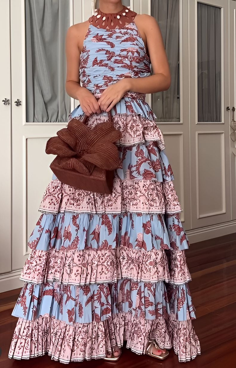 Printed Cake Dress