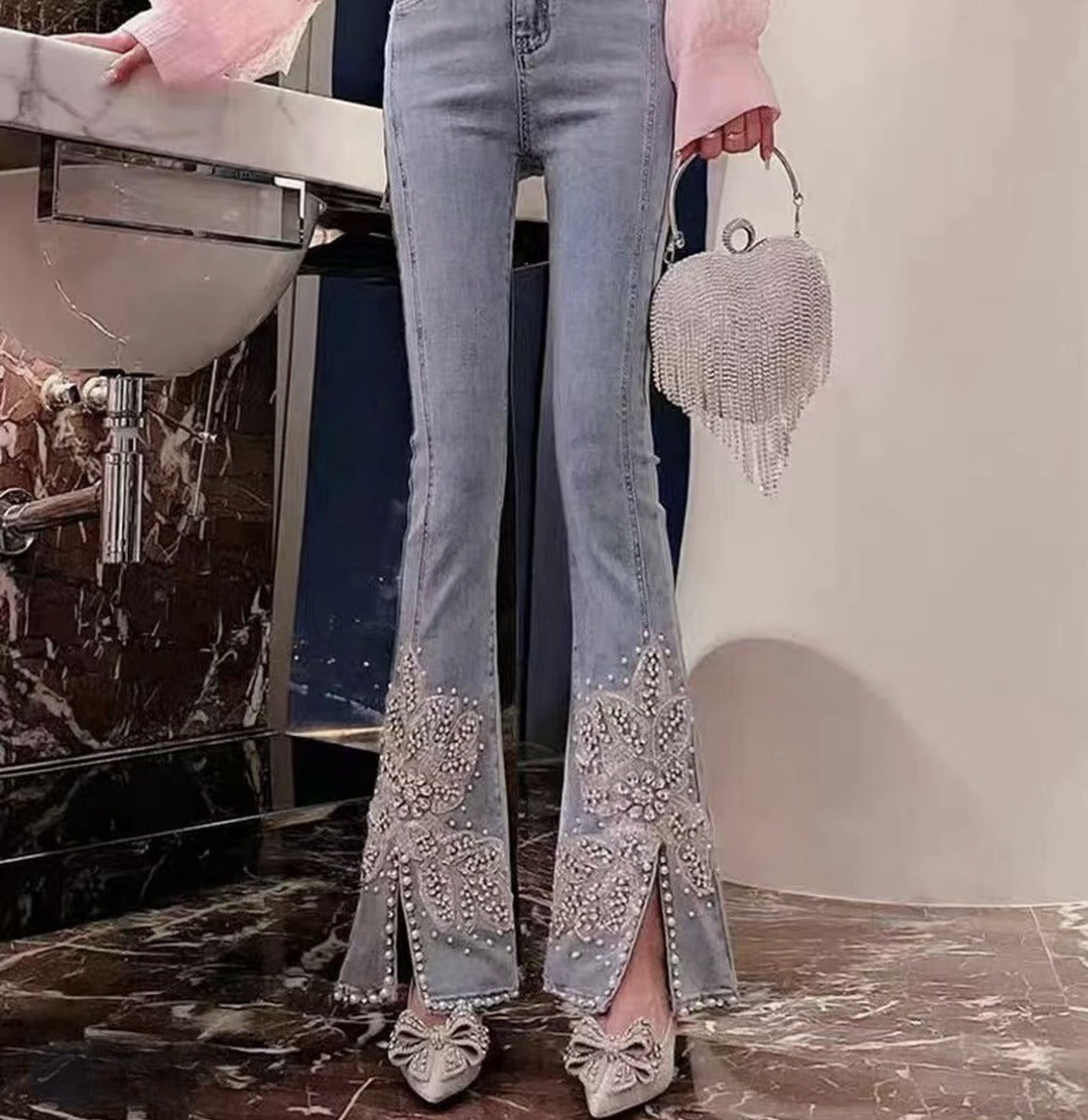 Luxury Rhinestone Jeans