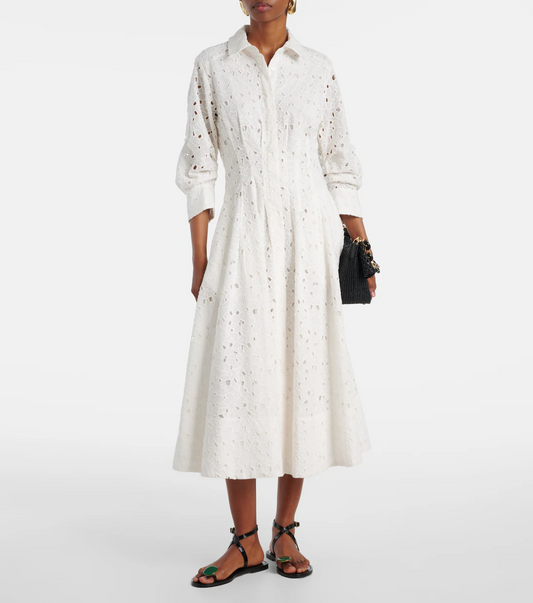 White Lace Long Dress