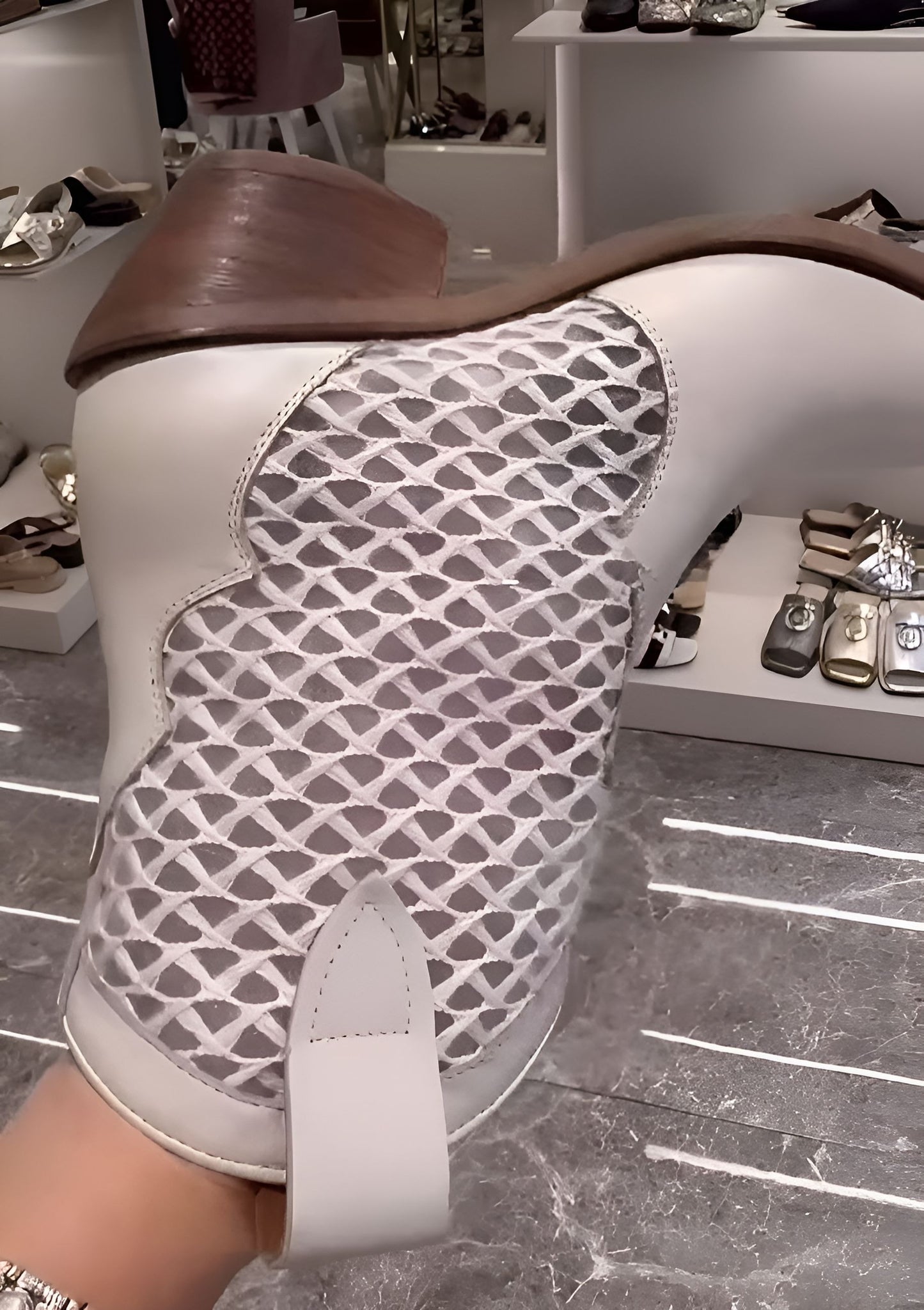 Summer Mesh Hollow Boots