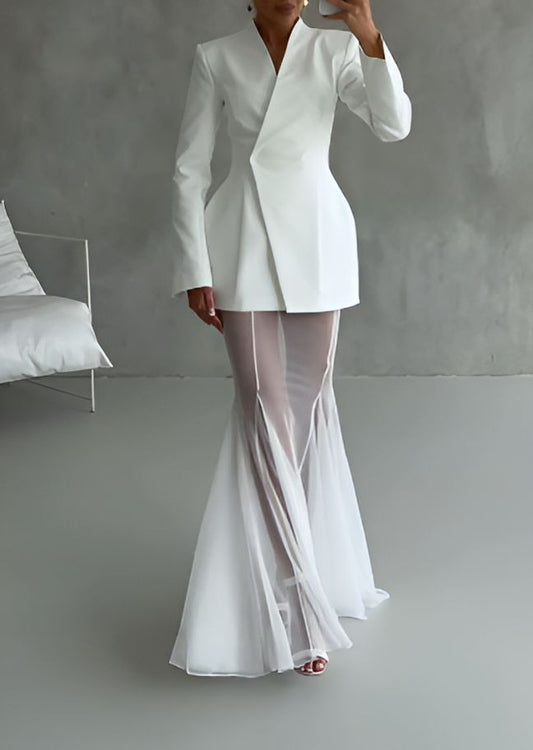 Elegant Suit & Skirt Set