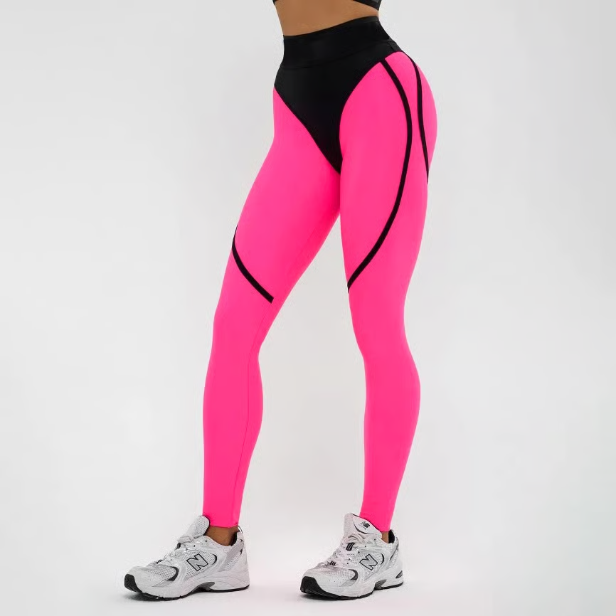 Patchwork Quick Drying Hip Lifting Leggings