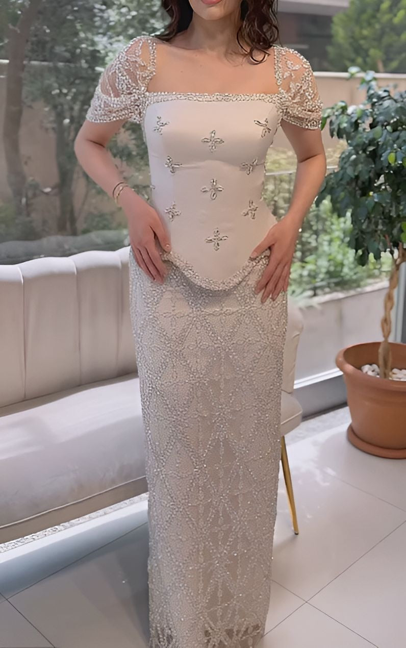 Sparkling Rhinestone Two-Piece Set