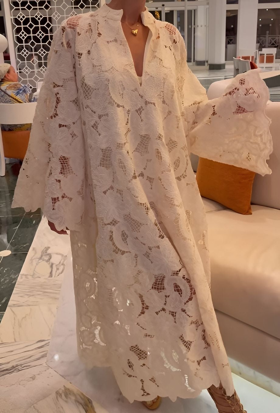 White Lace Dress