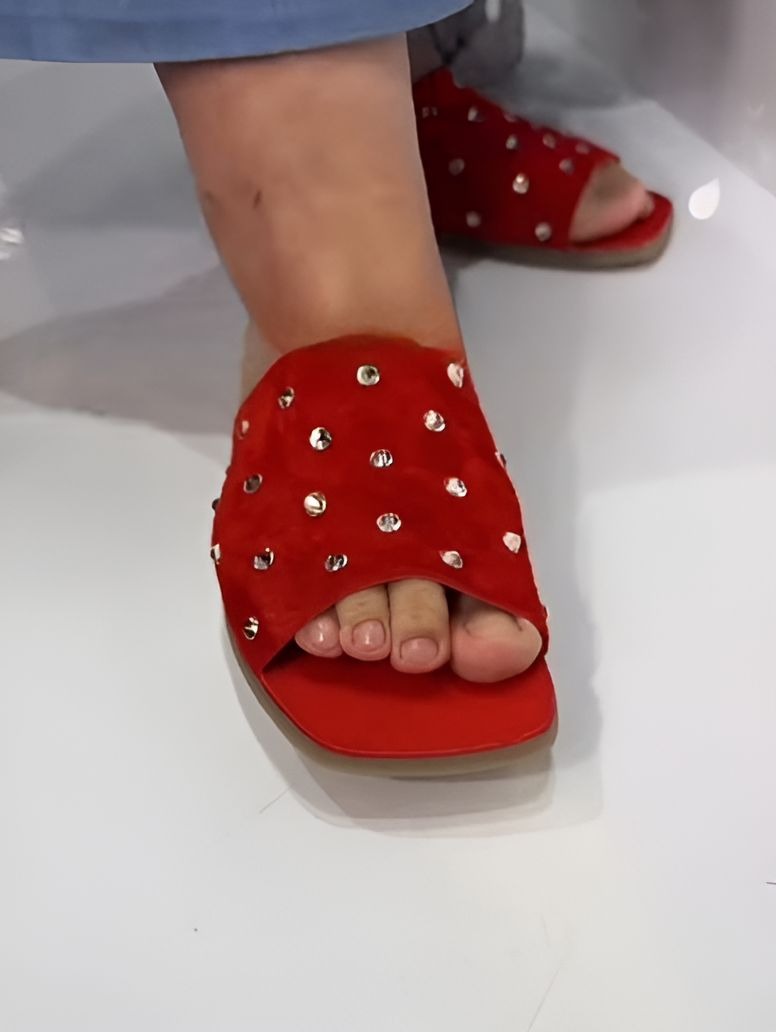 Rhinestone Comfort Slippers