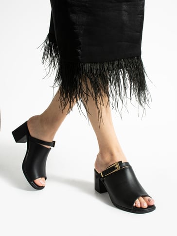 Buckle Detail Women's Slippers