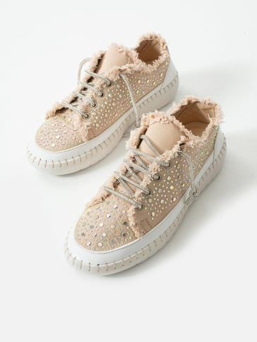 Sparkling Rhinestone Casual Women Shoes