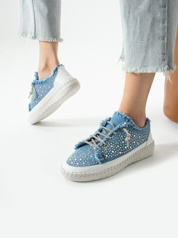 Sparkling Rhinestone Casual Women Shoes