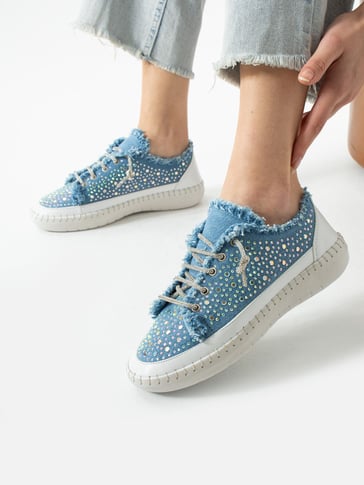 Sparkling Rhinestone Casual Women Shoes