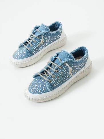 Sparkling Rhinestone Casual Women Shoes