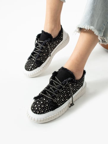Sparkling Rhinestone Casual Women Shoes