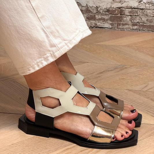 Geometric Design Sandals