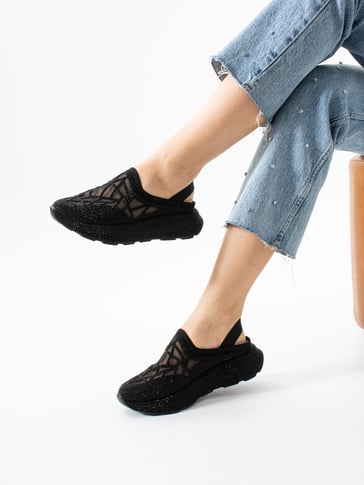 Sparkling Rhinestone Breathable Women Shoes